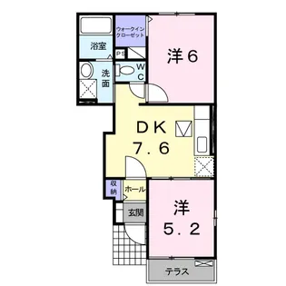 アルカンシエル C【1階】の間取り