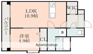 クレアグランツ【9階】の間取り