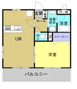 エバンジェル【2階】の間取り