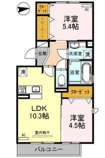 グランステラ【3階】の間取り