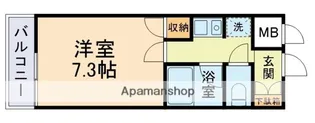トーカン練兵町キャステール【8階】の間取り