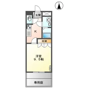 CHERVERGER【1階】の間取り