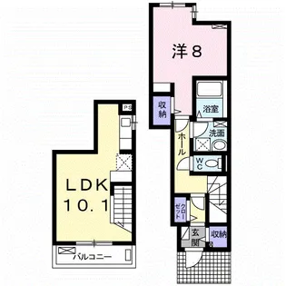 シャンティ・ショコラ【1階】の間取り