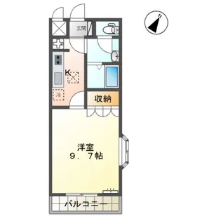 SUNFOREST【101号室】の間取り