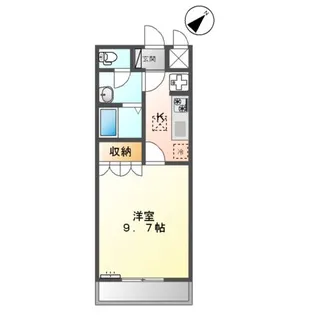 SUNFOREST【102号室】の間取り