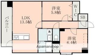 MARLE神水【8階】の間取り