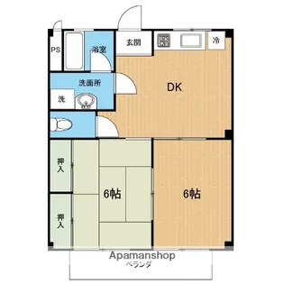 アメニティ出水Ⅱ【1階】の間取り