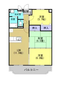 CIRUELA須屋【3階】の間取り