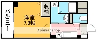 クイーンズタワー【6階】の間取り