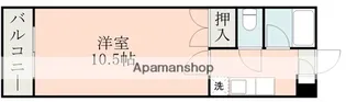 カレッジコーポK【1階】の間取り