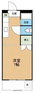 ドミール楠【1階】の間取り