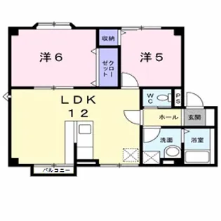 ネオ・シャトー【2階】の間取り
