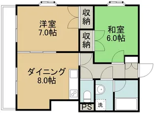 ラフォーレ9番館【3階】の間取り