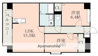ノブハウス菊陽【7階】の間取り