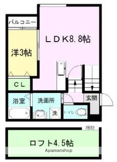 テューダー光の森【2階】の間取り