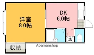 ラ・フェスタ月出【1階】の間取り