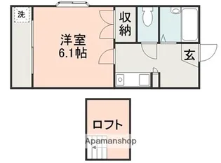 NICE帯山A棟【1階】の間取り