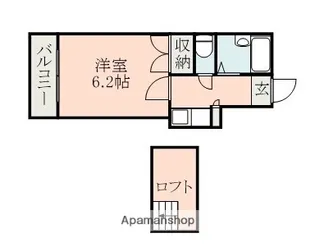 NICE帯山B棟【2階】の間取り