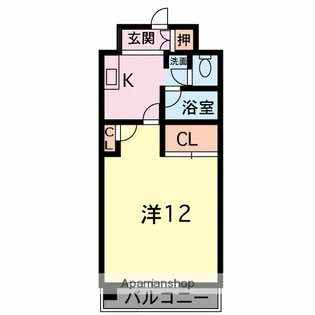 フォディアサーティナインビルディング【4階】の間取り