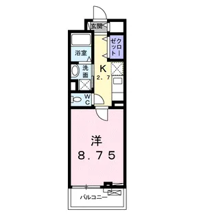 アンサイズニア【3階】の間取り