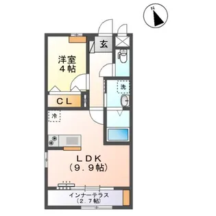 SーBLOOD【1階】の間取り