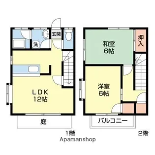 プライマリー植木【1階】の間取り