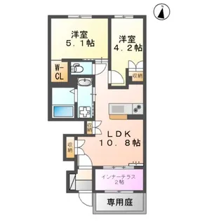 センチュリーハイツⅡ【1階】の間取り