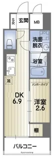 RISE KUMAMOTO EXE【9階】の間取り