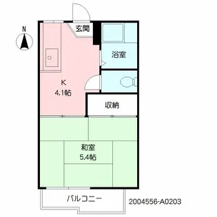 サンエクセル大江【2階】の間取り