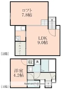 ADC南高江【1階】の間取り