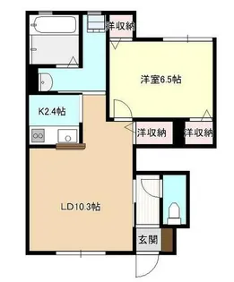 ヴァン ヴィクトワール【103号室号室】の間取り