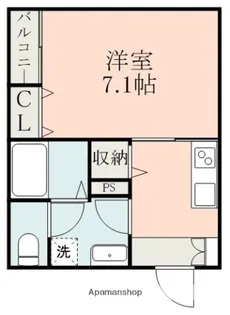 ラ・ポルテ大津【2階】の間取り