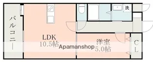 SHINE月出【6階】の間取り