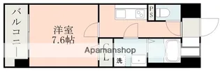 S−RESIDENCE熊本駅前【11階】の間取り