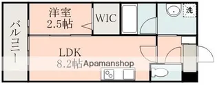 ラ・シック大津グランドヒルズEAST【3階】の間取り