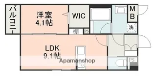グレース長嶺南【3階】の間取り