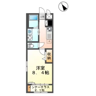 サンフォレスト杉水【115号室】の間取り