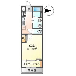 BLUEBELL 杉水【1階】の間取り