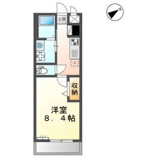 TIEDE HOUSE・K【203号室】の間取り