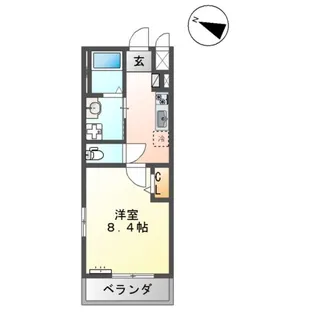 SーBLOOD OZU BASE【212号室】の間取り