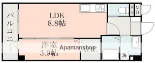 フォーエス武蔵ヶ丘北NORTH【3階】の間取り