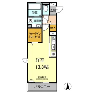 マーレ(嘉島)【2階】の間取り