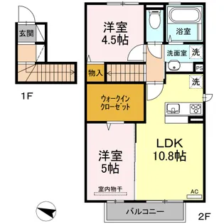 CLASSY・小峯(クラッシィオミネ)【2階】の間取り
