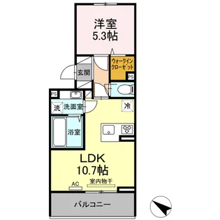 ルピナス【2階】の間取り