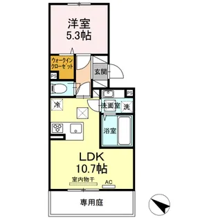 ルピナス【1階】の間取り