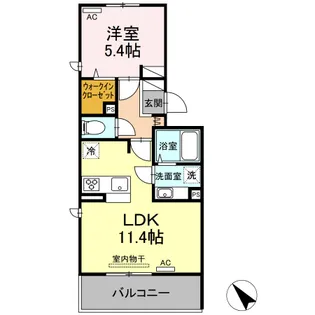 ボナール・ユキ【3階】の間取り