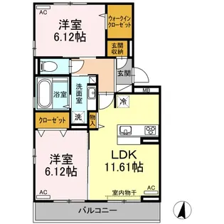 シャノワール【3階】の間取り