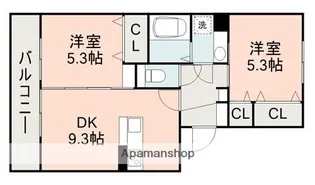ネクストヴィラA棟【3階】の間取り