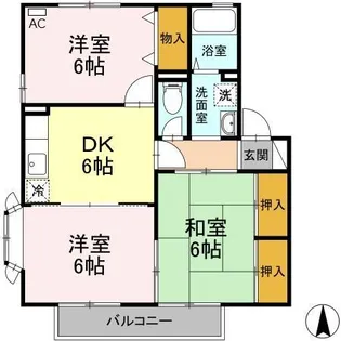 エスポアール・アイ B棟【1階】の間取り