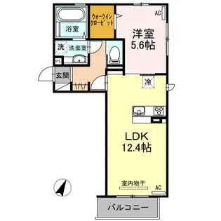 アルページュII【2階】の間取り